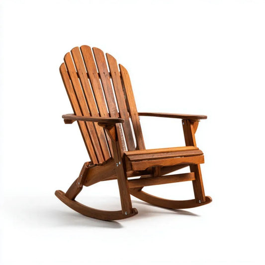 Fotel bujany ogrodowy, Brązowy Brighton ogród rocker krzesło w Brighlight poplamione d, 75 x 96 x 103 cm